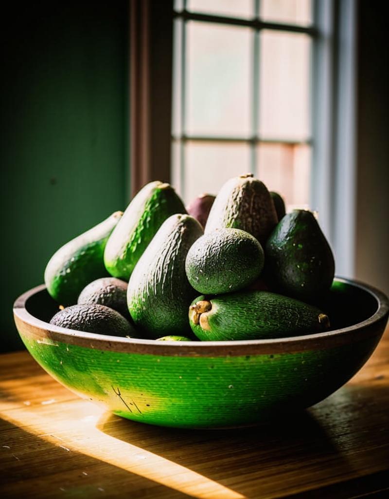 Grønn superbolle med avokado